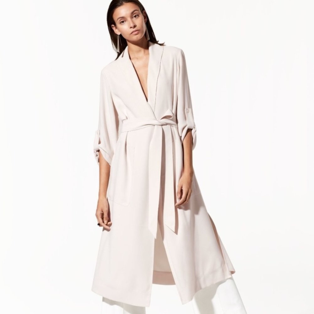 Aritzia Babaton Tan Kahlo Duster Jacket